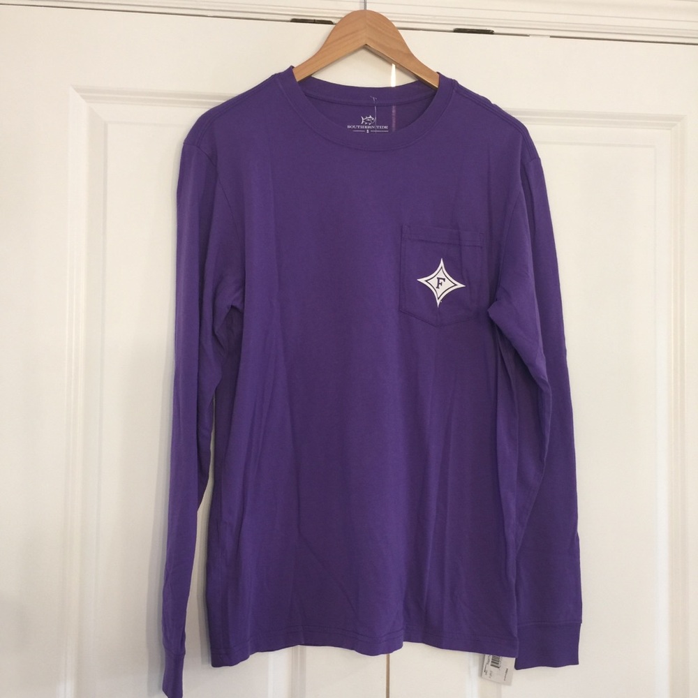 Southern Tide WMN Sz/S Long Sleeve "Skip Jack Double Back Run" Fish T Shirt